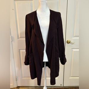 H&M Conscious brown open front over shirt/jacket
